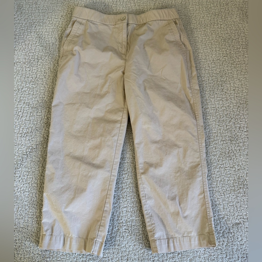 Chico's Khaki Capri Size 0 Casual Pants Workwear Lightweight